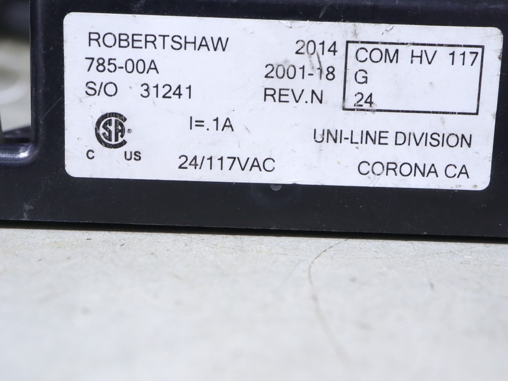 ROBERTSHAW 785-00A Automatic Pilot Relight Relighter 2001-18