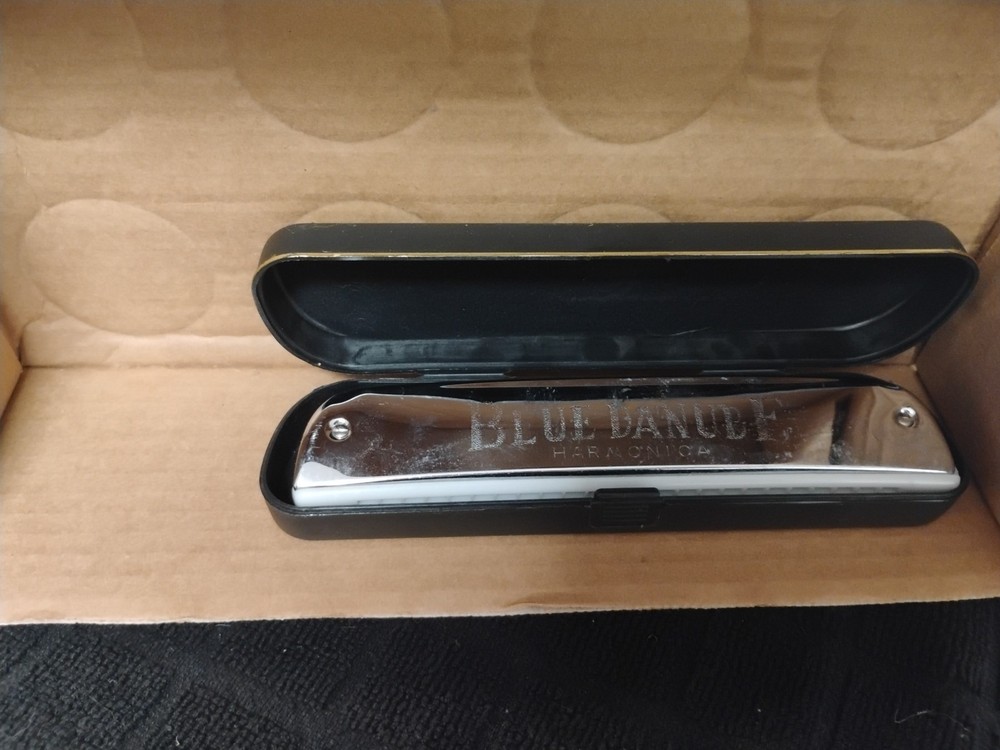 Hohner 7" Blue Danube Harmonica In Case
