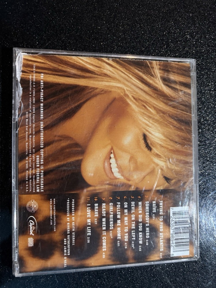 Jamie O'Neal Signed/Autographed CD "Brave"