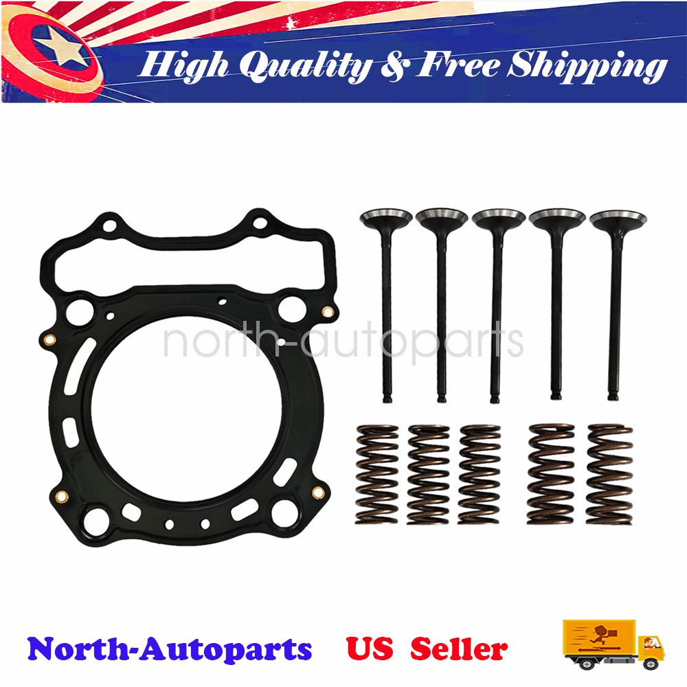 Valve Intake & Exhaust w/ Cylinder Gasket Kit for Yamaha YZ250F WR250F 2001-2013