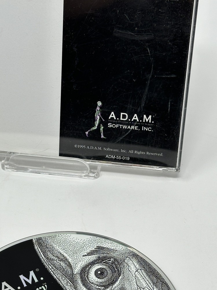 A.D.A.M. The Inside Story (PC/Apple Mac, 1995) Windows Adam CPU Game Software