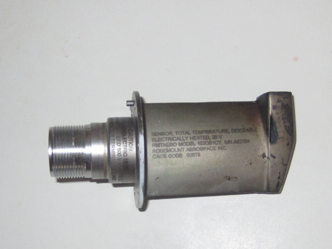 ROSEMOUNT TOTAL TEMPERATURE SENSOR 102DB1CY AS REMOVED