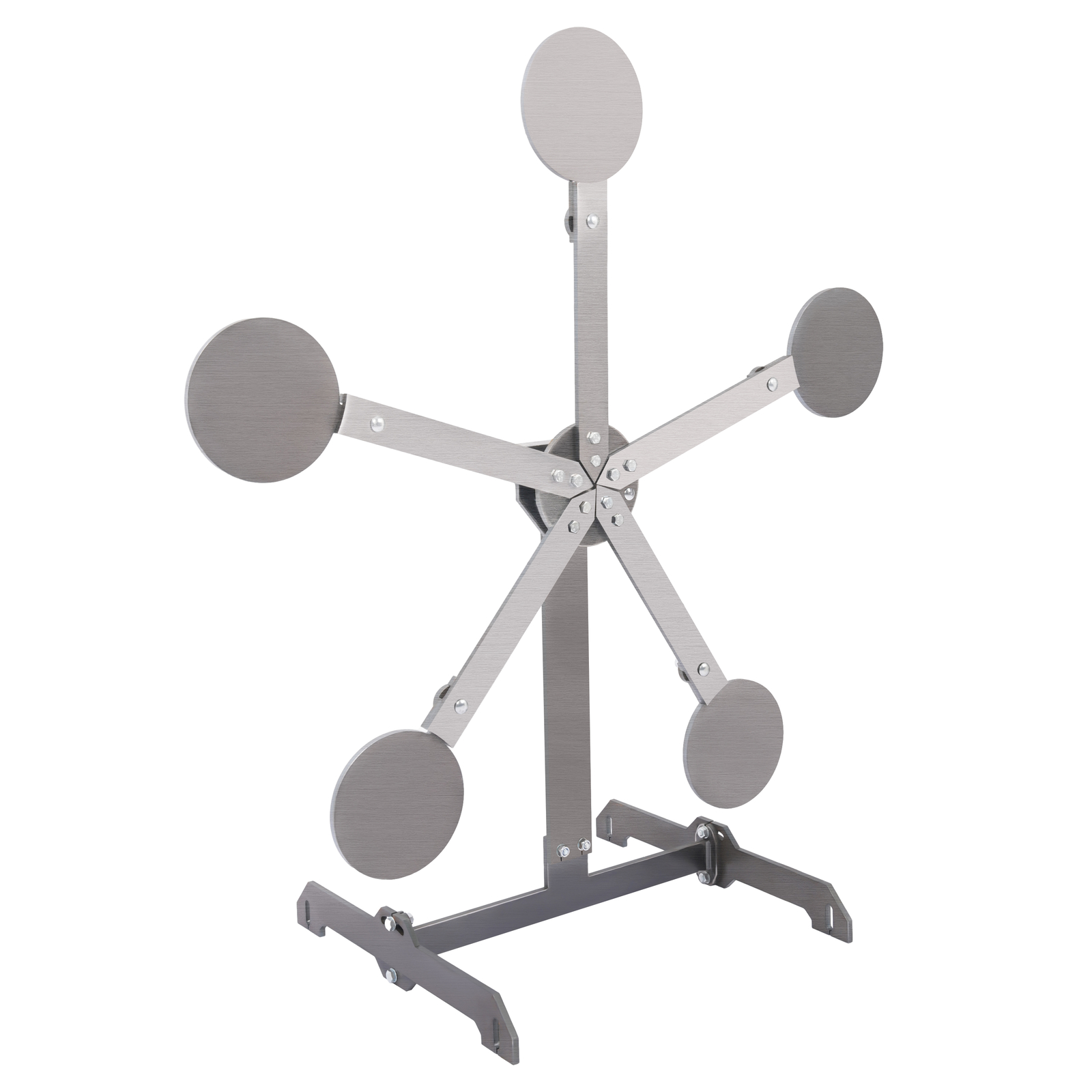 Metal 8" inch Portable Reactive Steel Shooting Target, No Welding