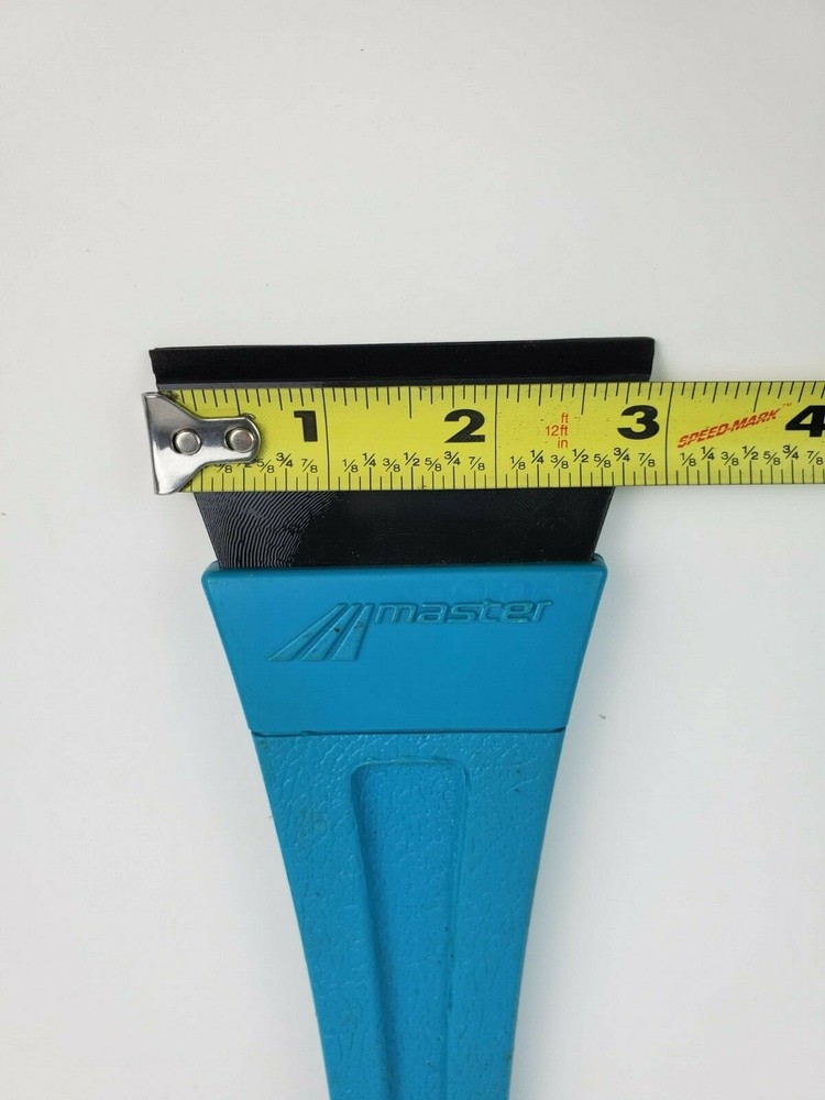 Masters 10" Ice Scraper Blue 3" blade USA Made - Fixed Blade