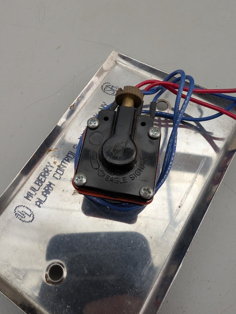 Alarm Controls 10A Exit Delay Timer Push To Exit Button Stainless Steel