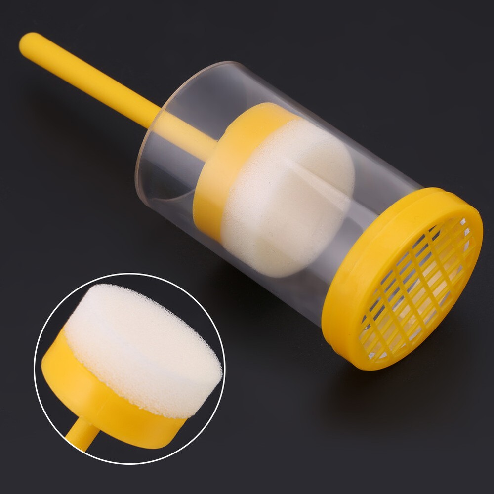1pc Queen Bee Marker Marking Cage Bottle & Soft Plunger Beekeeping Tackle Tool