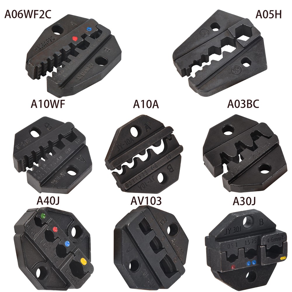 NEW 8 Model Crimping Jaws Dies Metal Replaceable for Multiple Crimper Tool