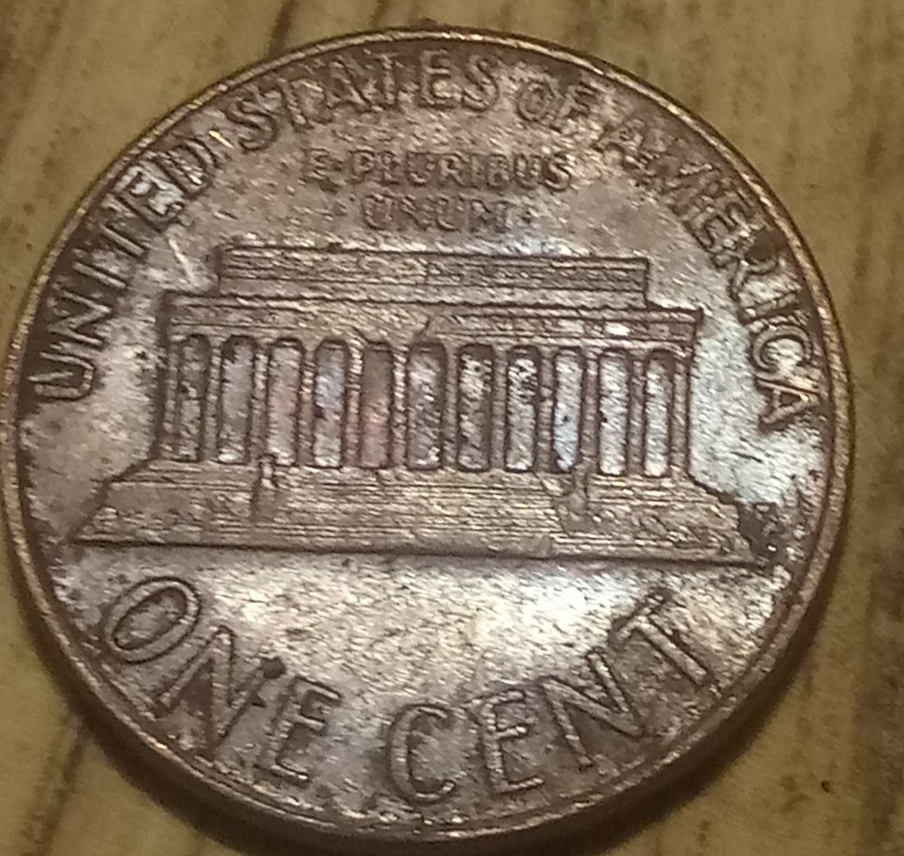 1973 D Lincoln Penny, Broadstruck, Mishaped "E" In Cent, Mint Error, Twisted 7