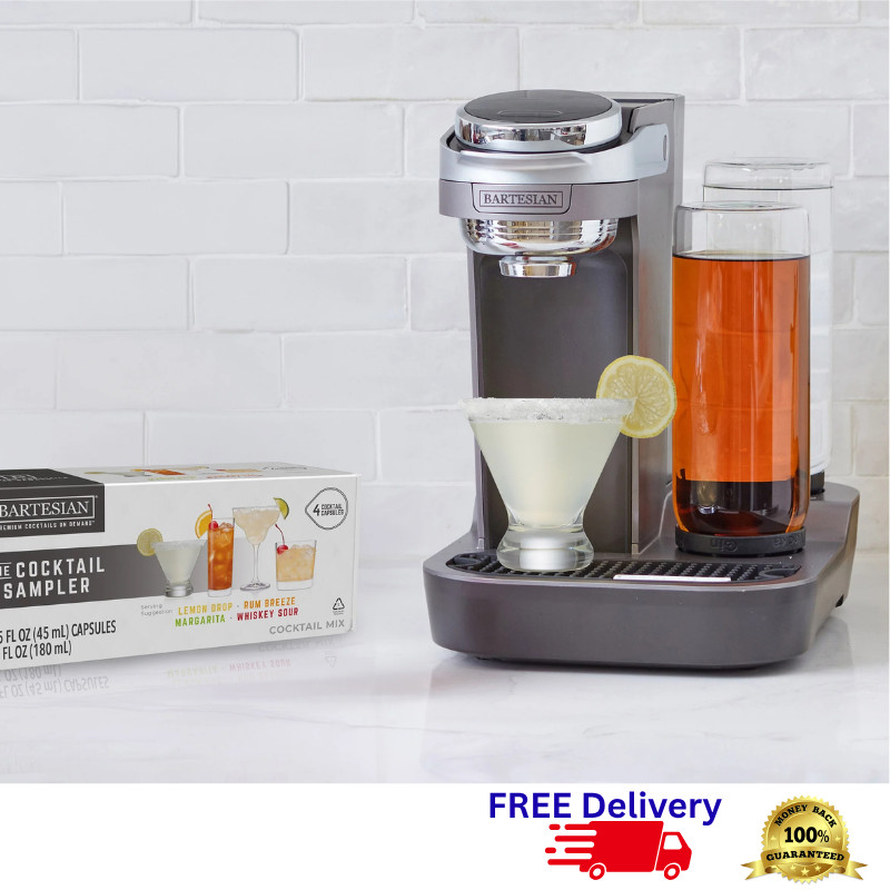 Duet Cocktail Maker Bundle Home Bar Machine Set Up