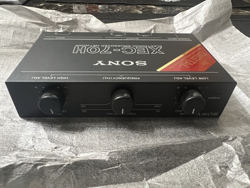 Old School Sony Equalizer car audio