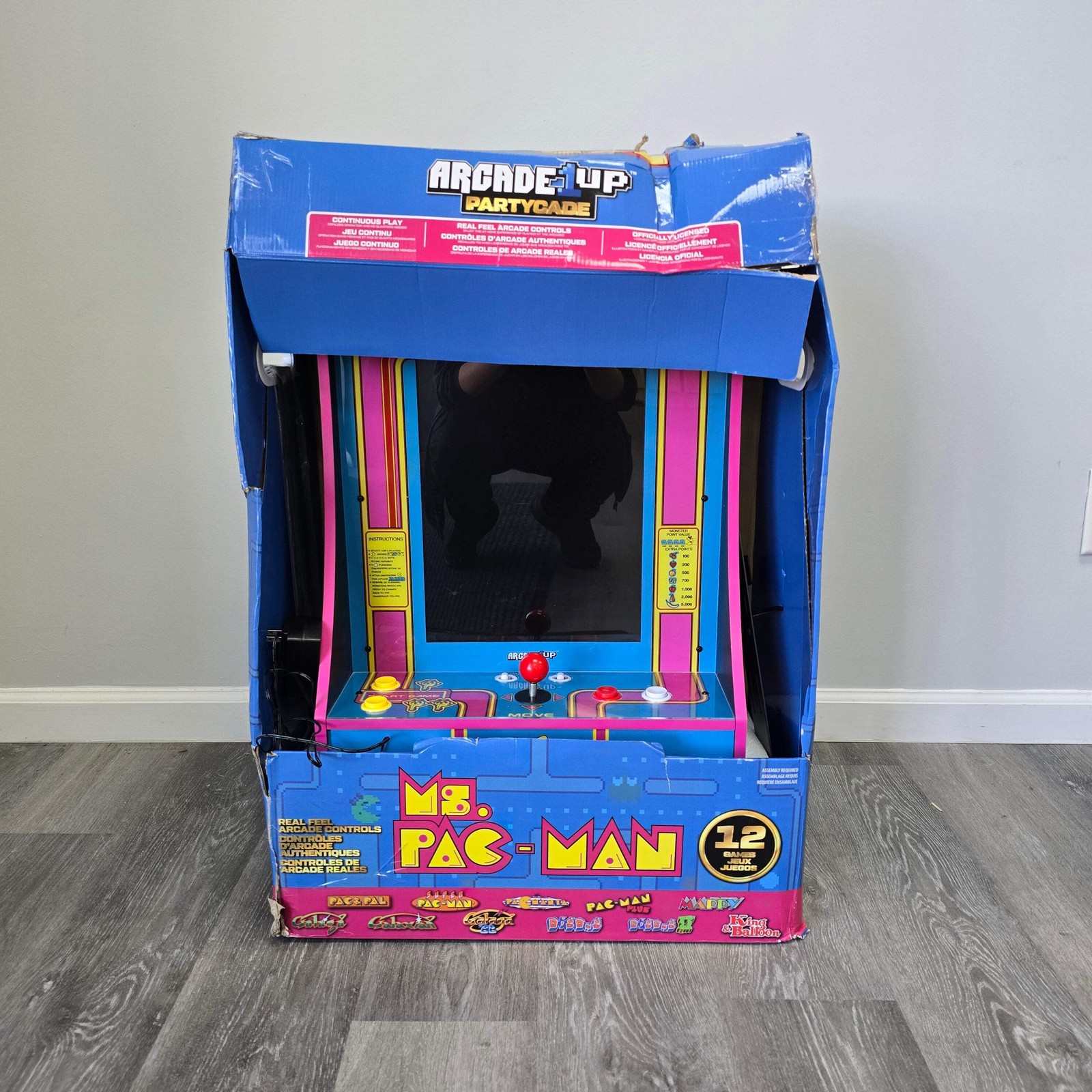 Arcade 1 Up Ms. Pacman Partycade Tabletop Arcade Machine A1UP-8228