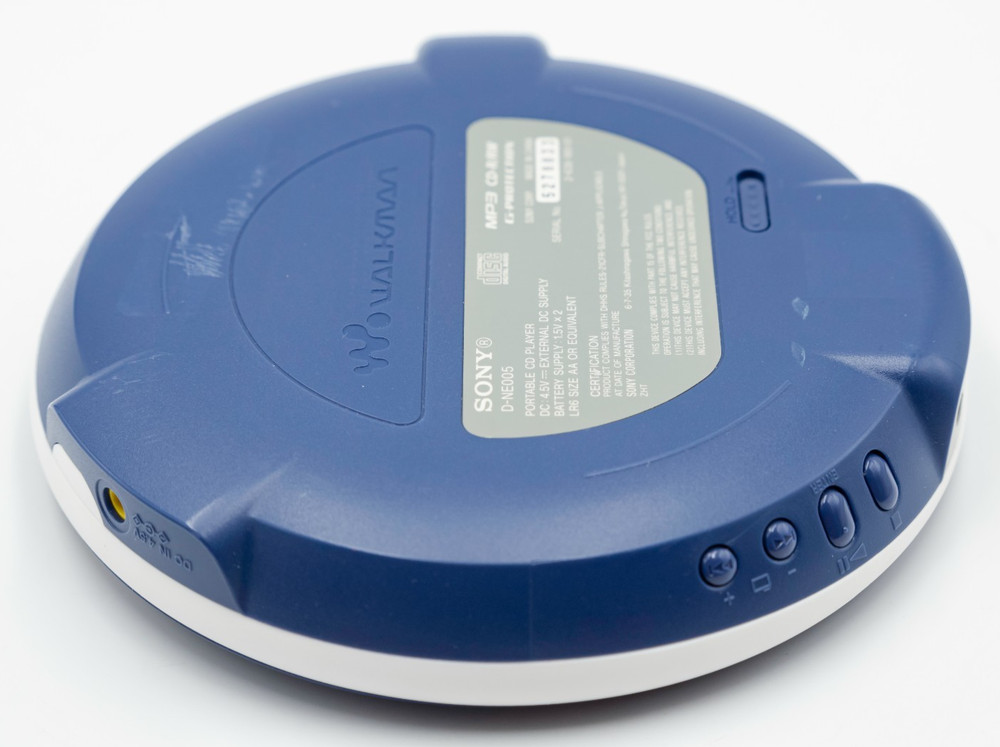 Sony Walkman D-NE005 Blue Portable MP3/CD Player