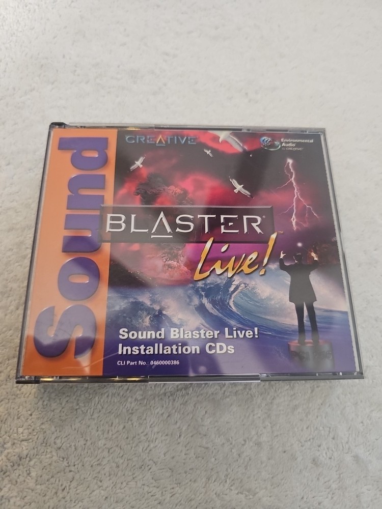 1998 Creative Sound Blaster Live Installation Software