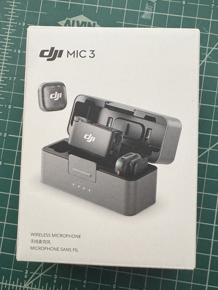 DJI Mic 3 BOX And Instructions ONLY