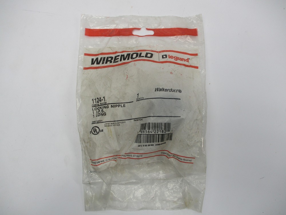 WIREMOLD 1124-1 LOCKING NIPPLE NSMP