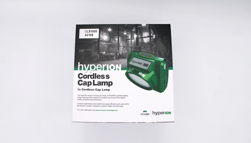 Cordless Rechargeable Mining Cap Lamp with LED bulb - MineARC Systems HyperION