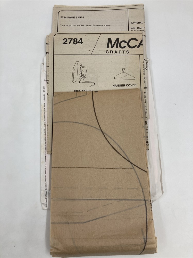 McCalls Pattern For 9 Different Laundry Essentials Items Uncut C13r