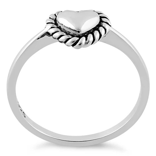 925 Sterling Silver Heart Ring