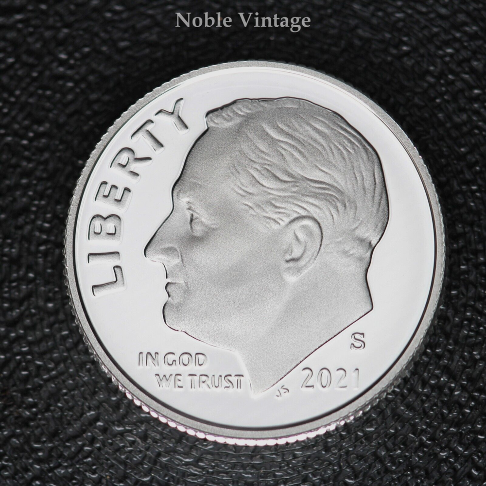2021 S Silver Proof Roosevelt Dime - 99% Silver - From a Proof set