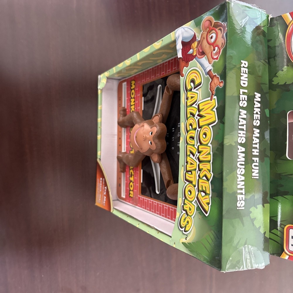 Popular Playthings Monkey Calculator Subtractor Chart Toy Educational Math Gift