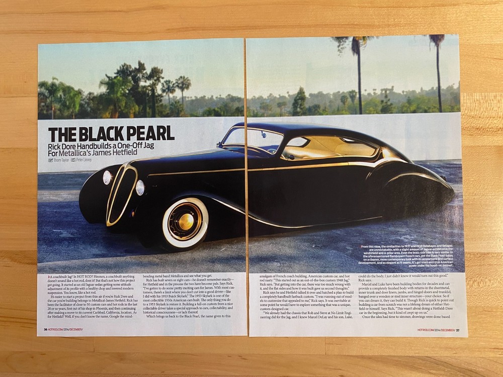 2014 Print Article  Metallica 1948 Jaguar Custom