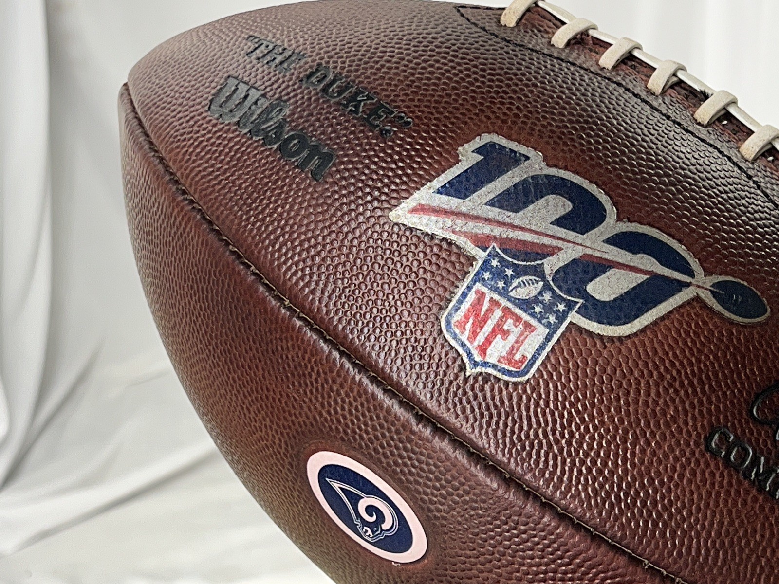 NFL "The Duke" Wilson Football - 100 yr Game Ball - Game Prepped & Conditioned