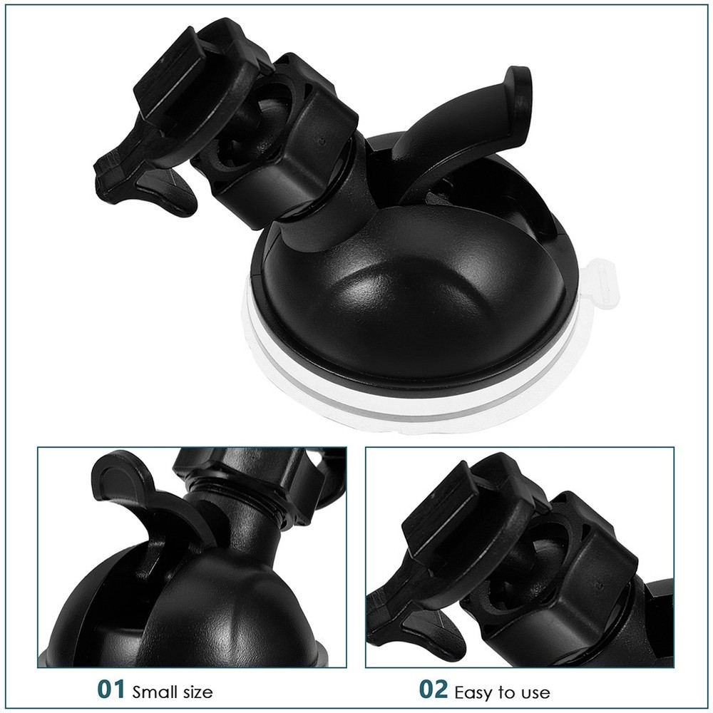 3 Pcs Camera Holder for Car Auto Suction Cup Windshield Dash Mount