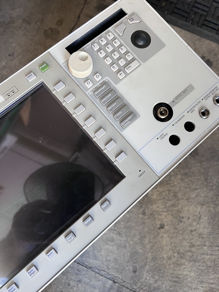 Agilent 86140B Performance Optical Spectrum Analyzer, & One Front Panel Parts