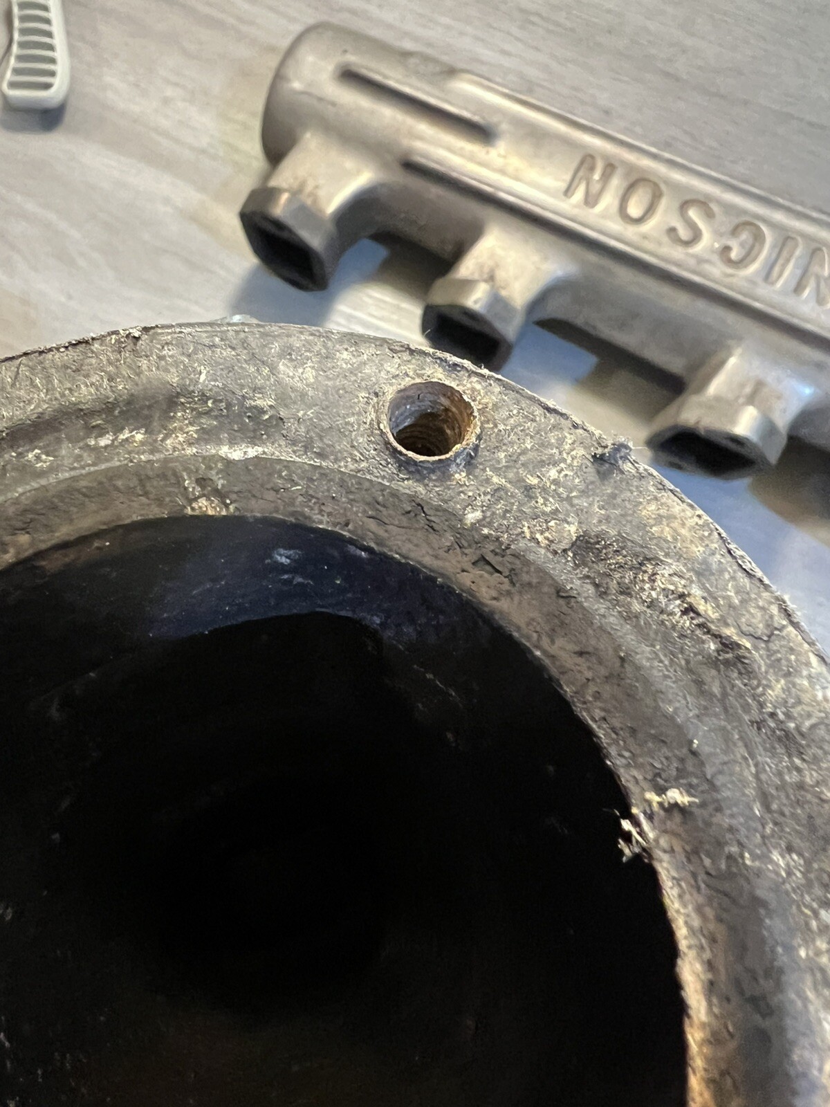 Vintage Nicson marine exhaust logs exhaust manifold Ford FE 427 390