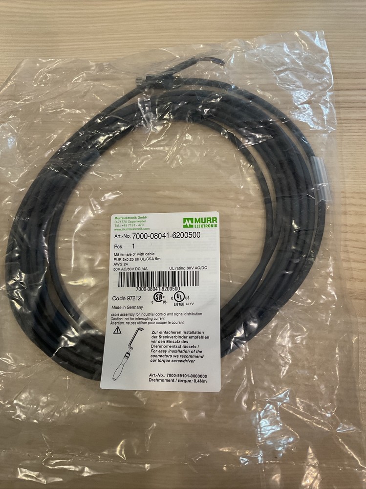 Murr 7000-08041-6200500 Cable