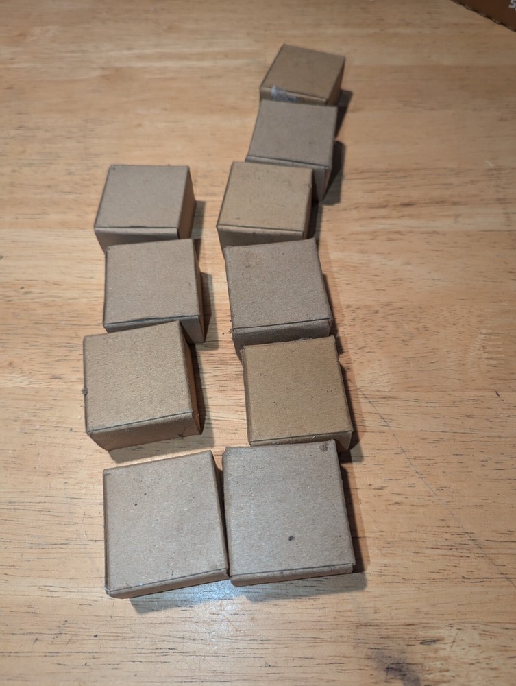 Large Lot WWII GI US Military Gummed Target Pasters White & Black Partial Boxes