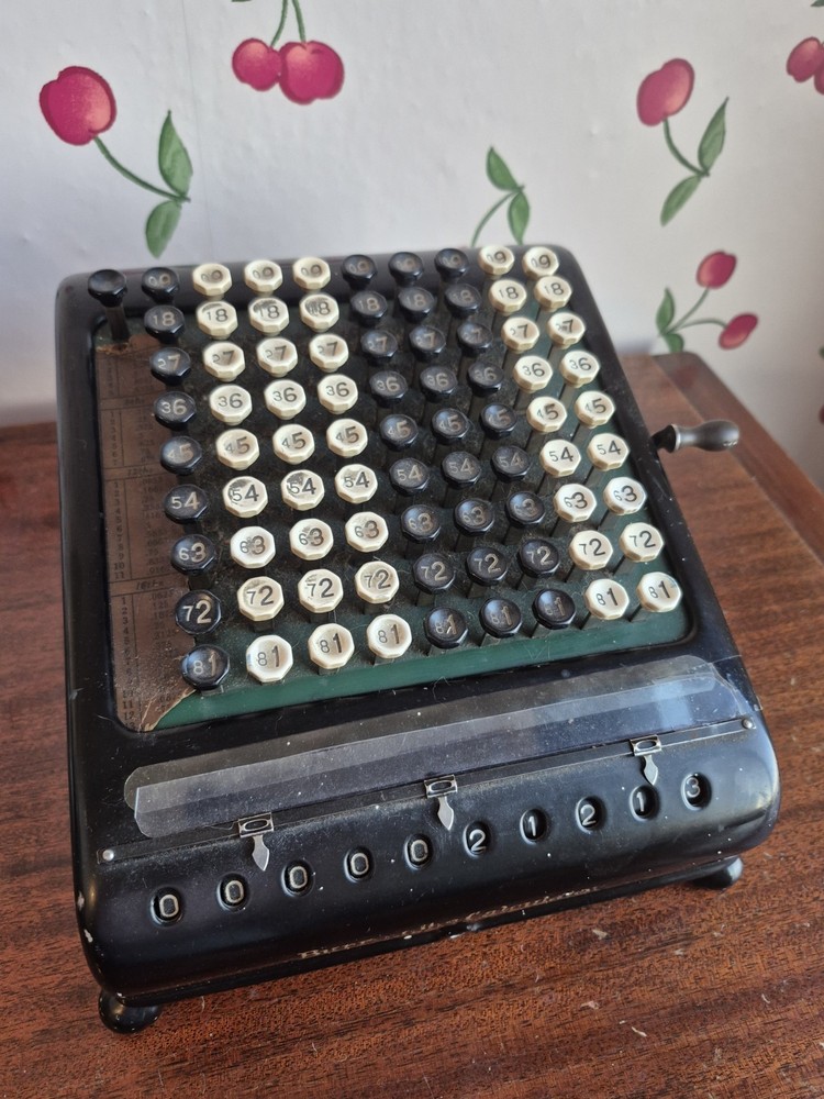 Antique Burroughs Adding Machine Calculator