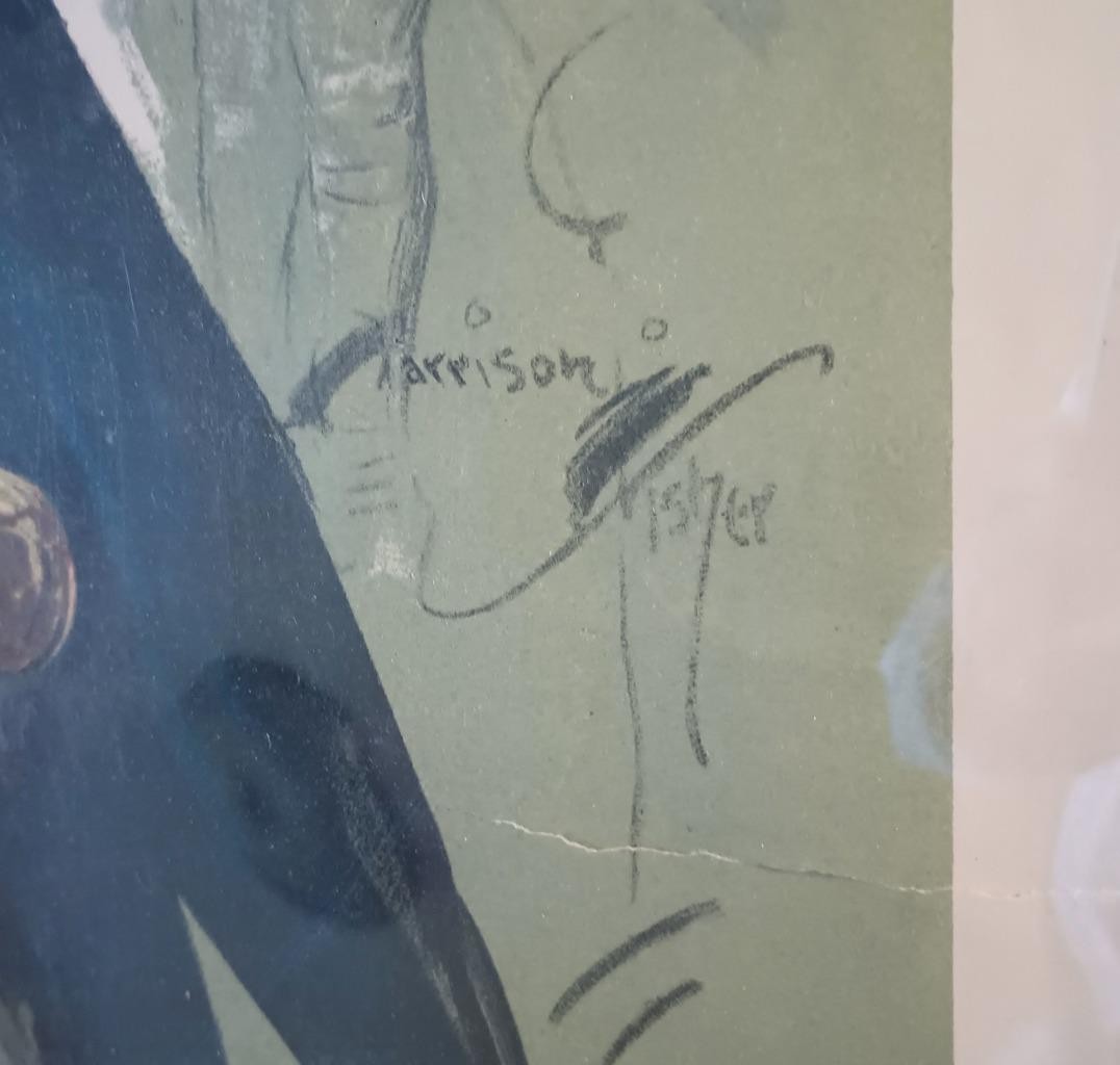 HARRISON FISHER RED CROSS POSTER ONONDAGA COUNTY SYRACUSE WAR CHEST WWI MISPRINT