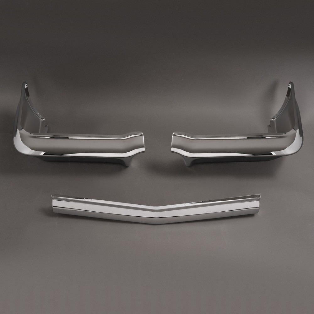 Chrome Front Bumper Panel Replacement Triple Set For Chevy Impala 1963 3PCS