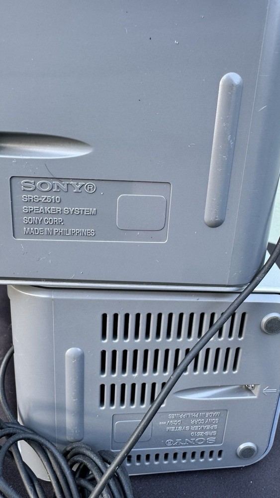Sony SRS-Z510 Active Speaker System Gray Wired Computer Desktop Speakers