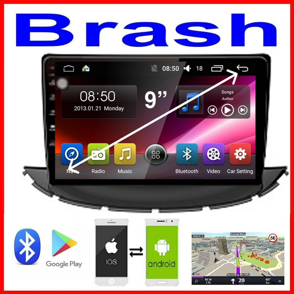 HOLDEN  TRAX 2017+  GPS APPLE CARPLAY ANDROID AUTO CAMERA DAB TPMS DVR BLUETOOTH