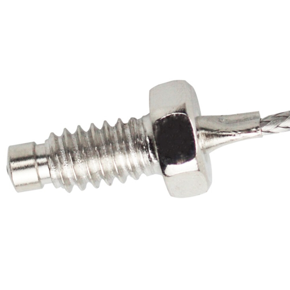 10pcs M6 x 1.0mm Threaded Temperature Sensor K-type Thermocouple Probe 2m Cable