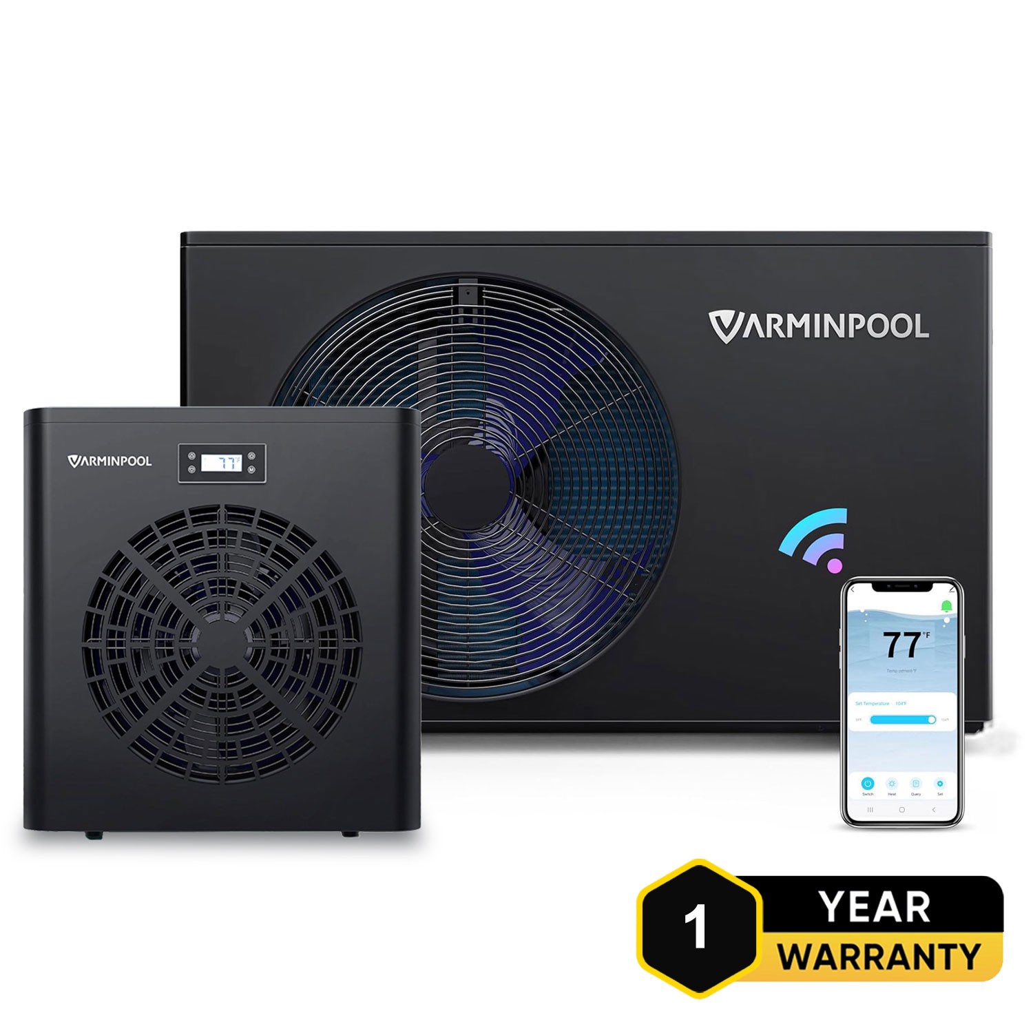 16000/27000/30000BTU Pool Heat Pump 110v for Above-Ground Pools Heater Electric