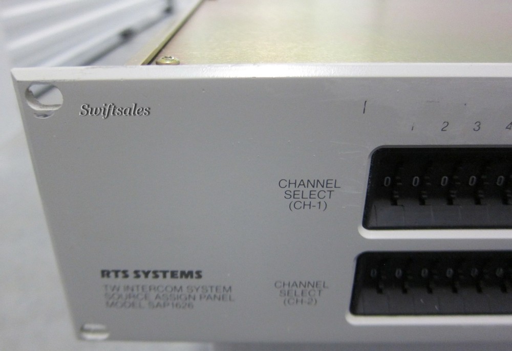 RTS Systems / Telex - SAP-1626 Source Assign Panel - Cleaned & Working - #1