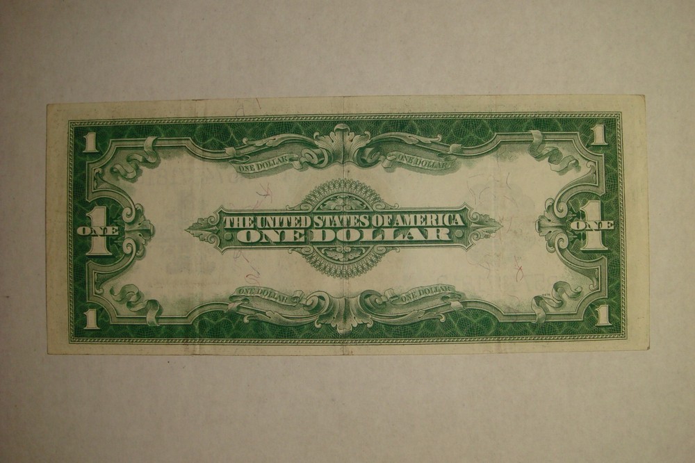 1923 ONE DOLLAR SILVER CERTIFICATE LARGE SIZE NOTE-VF/EF