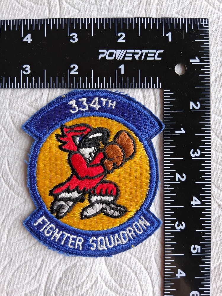 USAF, US Air Force Uniform Pocket Patch, 334th Fighter Squadron