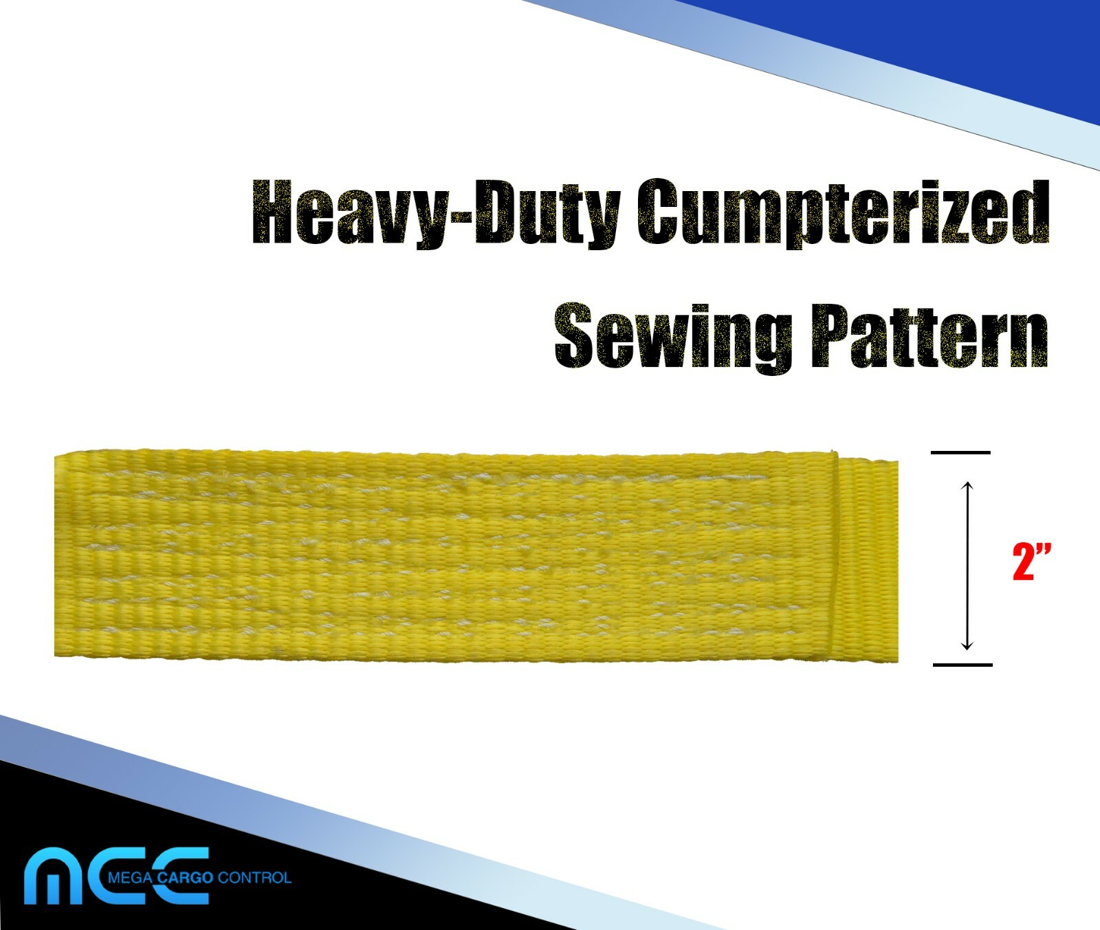 2 Pack 2" x 10' Heavy Duty Recovery Tow Strap with Protective Loop Eyes Towing