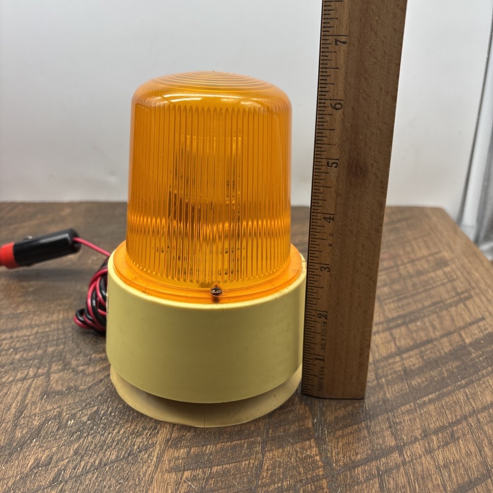 Orange Car Light, strobe Light 12 V After It Warms Up Bright Flash 1 Second