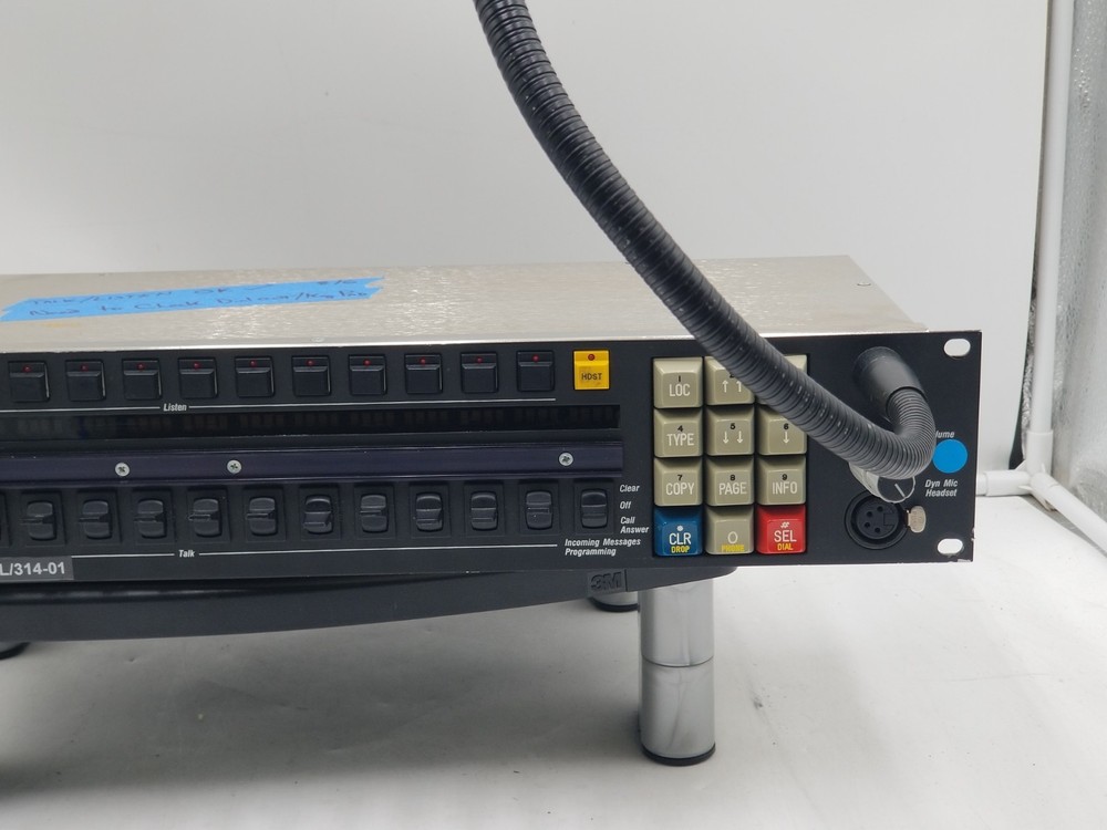 RTS by Telex Matrix Intercom System KP96-7 Intercom Control Panel