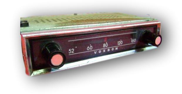 voxson am 1960s vintage modern car radio