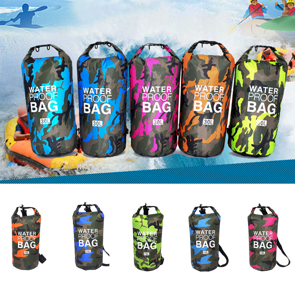 Outdoor Waterproof Bag Camouflage Polyester Double Shoulder Portable Backpack
