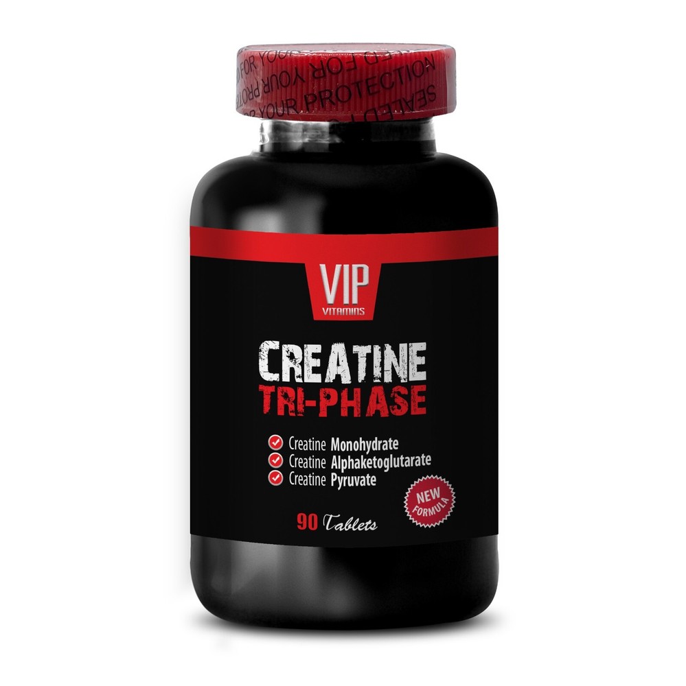 Muscle builder supplements - CREATINE TRI-PHASE - creatine pyruvate tablets 1B