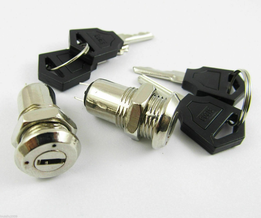 1 pcs Key Switch ON/OFF Lock Switch K3 with Plastic Handle