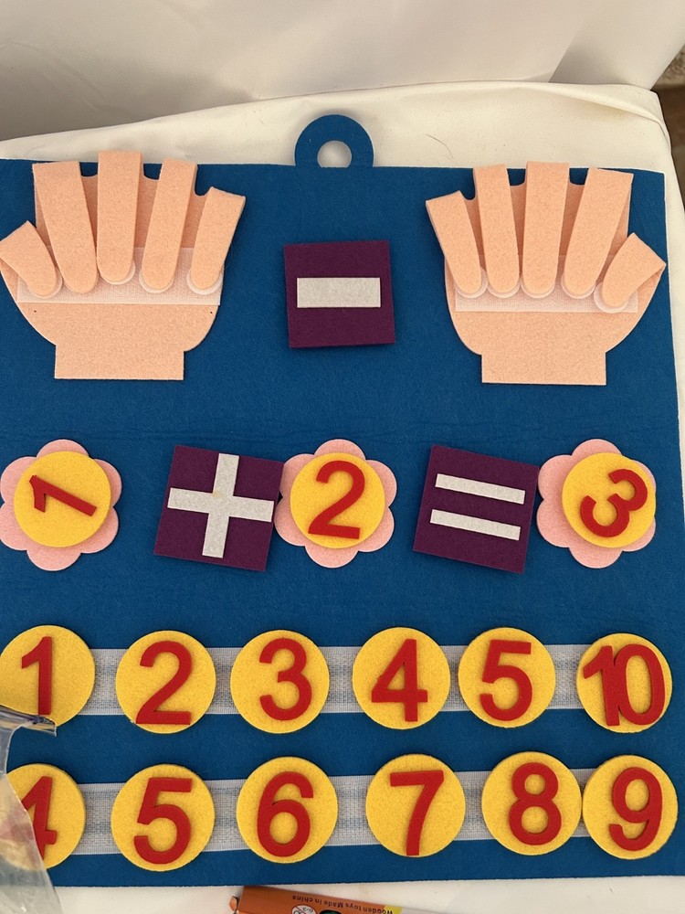 Group of Math manipulatives