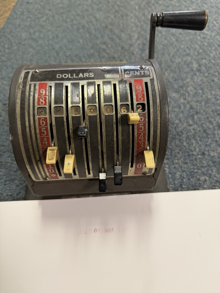 Vintage Paymaster Check Writer & Protector Printer Machine Series 400